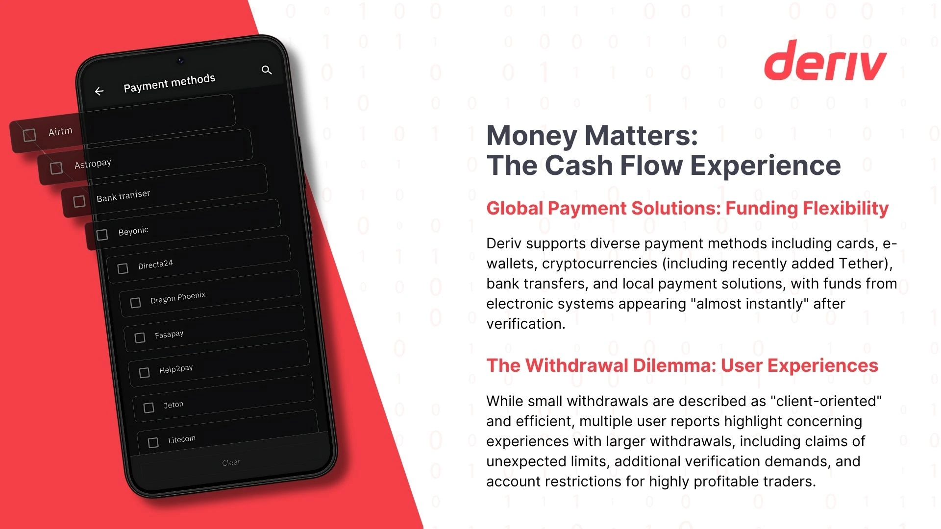 money matters the cash flow experience