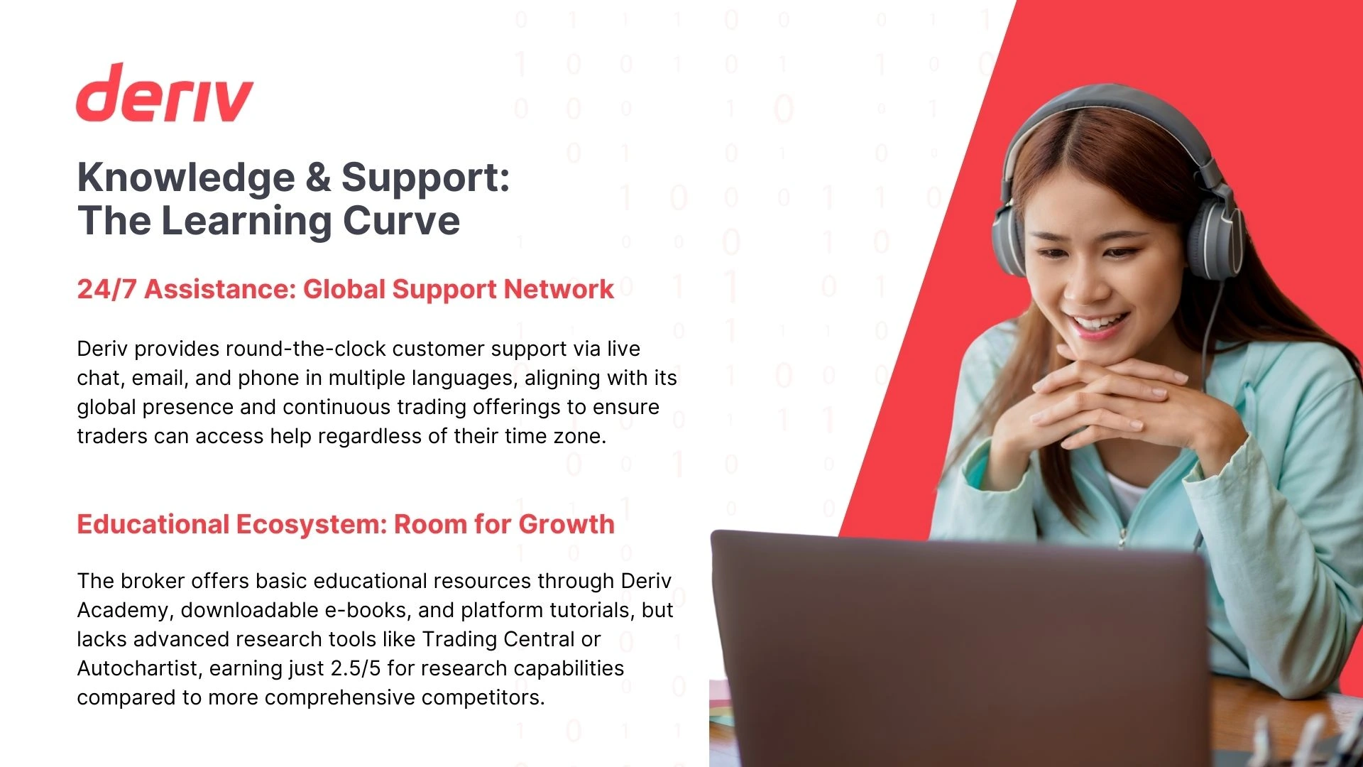 knowledge and support the learning curve