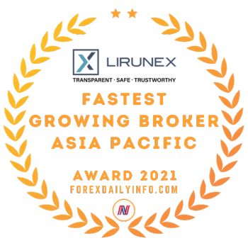 lirunex fastest growing broker in asia pacific award 2021