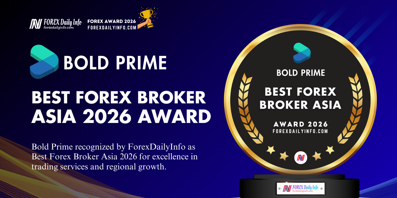 Bold Prime Wins Best Forex Broker Asia 2026 Award from ForexDailyInfo 2 Bold Prime Wins Best Forex Broker Asia 2026 Award from ForexDailyInfo