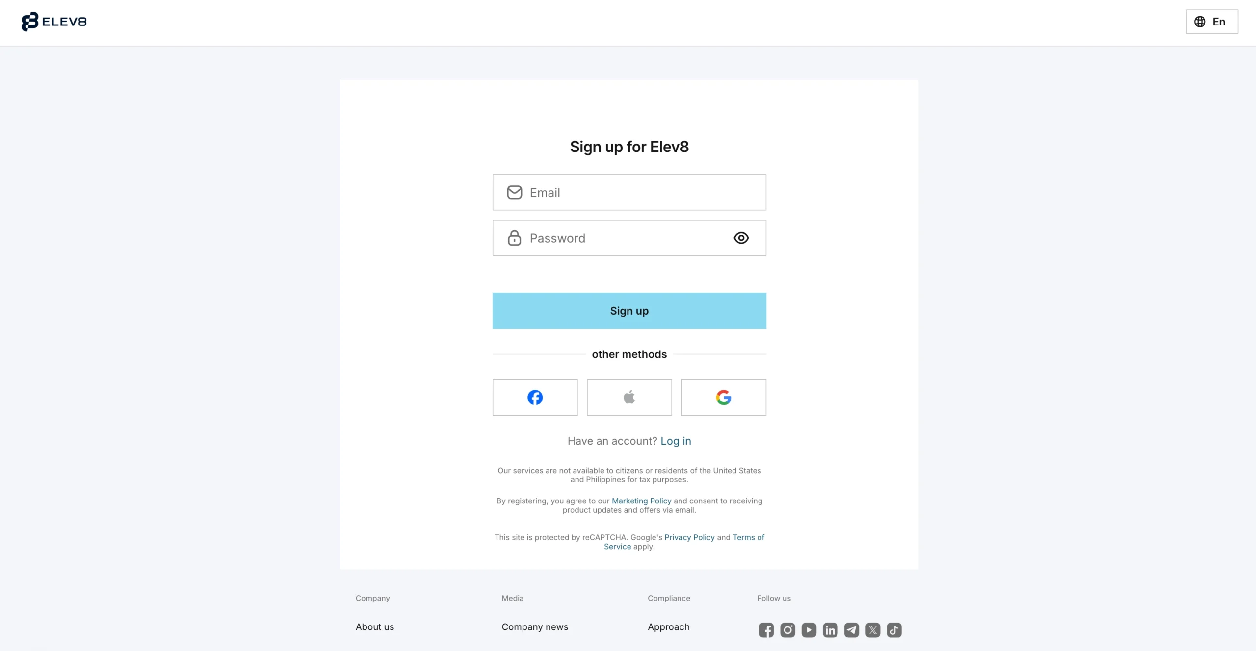 elev8 sign up process scaled